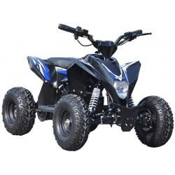 Elfyrhjuling Mini ATV Eldriven till barn blå