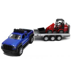 Leksaksbil SUV med trailer ljud och lampor Kids Globe 1:24