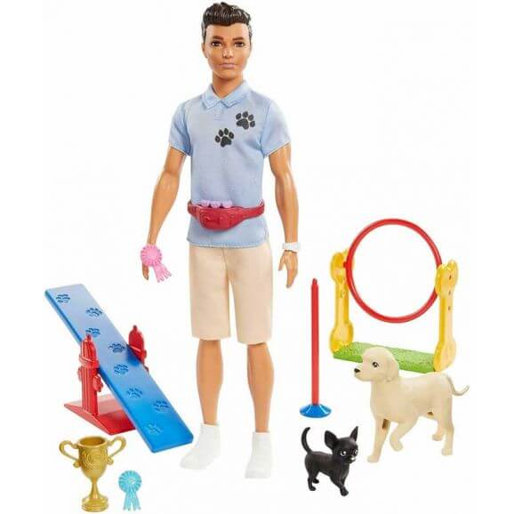 Barbie Ken Hundtränare Lekset