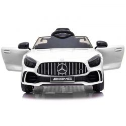 elbil för barn Mercedes GTR AMG Vit