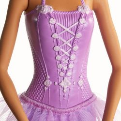 Barbie Ballerina Brunette med lila kjol