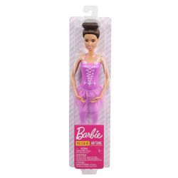 Barbie Ballerina Brunette med lila kjol