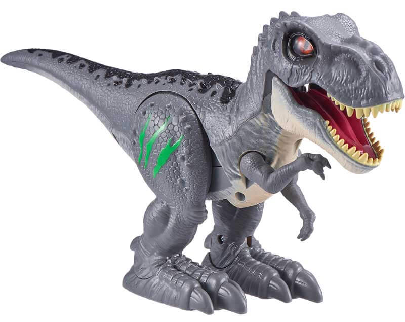 Läs mer om Dinosaurie T-Rex Grå Zuru Robo Alive Dino Interaktiv