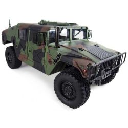 Radiostyrd U.S Militärbil Camouflage 4WD Metall Amewi 1:10
