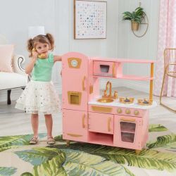 KidKraft Limited Edition Vintage Kök Rosa och Guld
