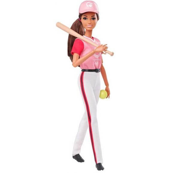 Barbie Olympics Softball Docka