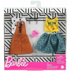 Barbie Fashion Grön klänning och träningsset 2 Pack