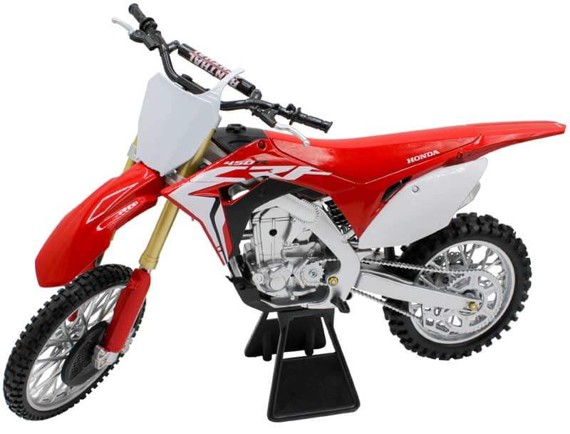 Motorcross Honda CRF450R Leksaksmotorcykel Die-Cast 1:6
