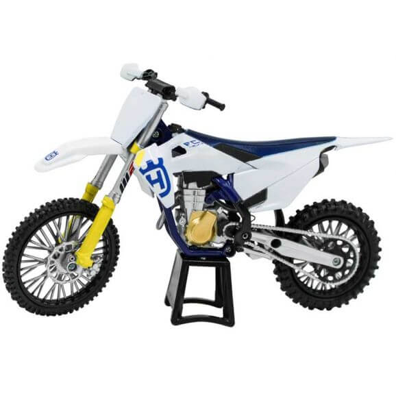 Motocross Husqvarna FC450 Lekaksmotorcykel 1:12