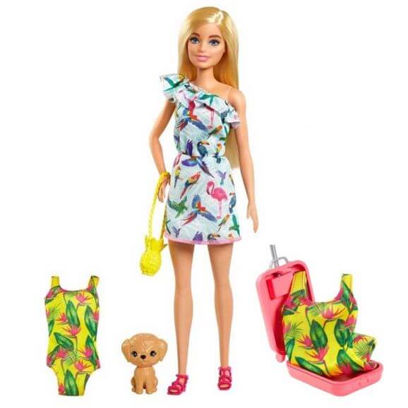 Barbie och Chelsea birthday docka med hundvalp