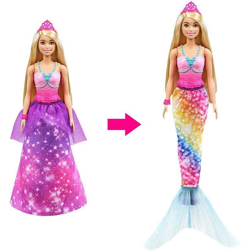 Barbie Prinsessa och Sjöjungfru Transformation Dreamtopia