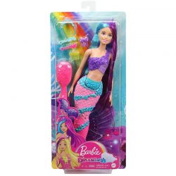 Barbie Sjöjungfru med långt hår Dreamtopia 
