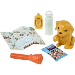 Barbie Vandring med hundvalp Backpack Pet Carrier, Map, Camera Made To Move