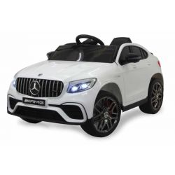 Elbil Mercedes AMG GLC 63 S coupe vit Jamara - 12 volt