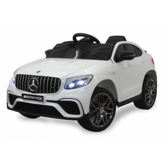 Elbil Mercedes AMG GLC 63 S coupe vit Jamara - 12 volt