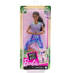 Barbie Made To Move Brunette Ponytail Wearing Athleisure-wear
