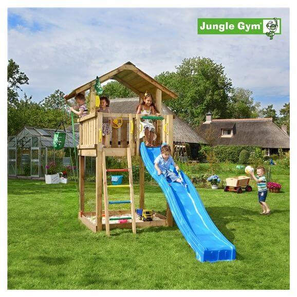 Jungle Gym Chalet lektorn komplett inkl. rutschkana