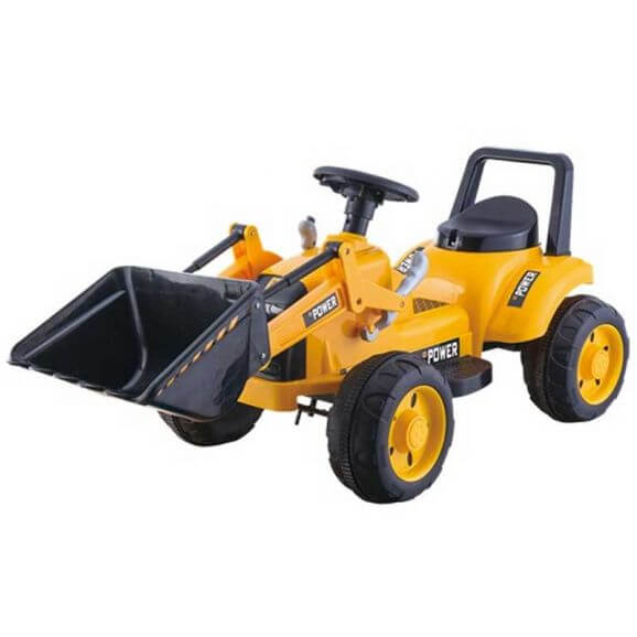 Eltraktor med frpntlastare 6 volt Nordic Play