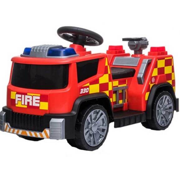 Elbil brandbil till barn Nordic Play 6 volt