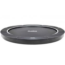 Studsmatta Royal Baseground Ø427 cm med nät svart SALTA