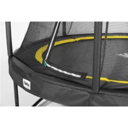 SALTA Studsmatta Comfort Edition Ø251 cm, svart inkl. säkerhetsnät