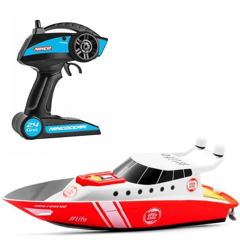 Läs mer om Radiostyrd båt Lifeguard Ninco 10 km/h