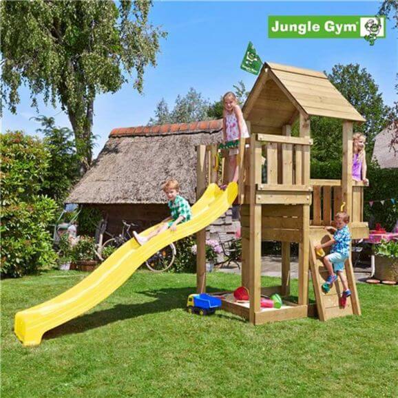 Jungle Gym Lektorn komplett Jungle Gym Cubby med rutschkana