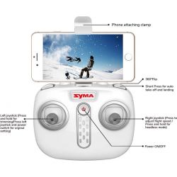 Radiostyrd Drönare Syma X23W WiFi med kamera 2,4 Ghz Svart