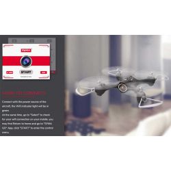 Radiostyrd Drönare Syma X23W WiFi med kamera 2,4 Ghz