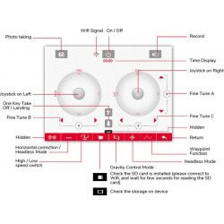 Radiostyrd Drönare Syma X23W WiFi med kamera 2,4 Ghz