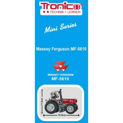 Traktor Massey Ferguson MF-5610 Byggmodell Metall 1:32 Tronico