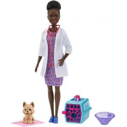 Barbie Veterinär med Hund och Tillbehör