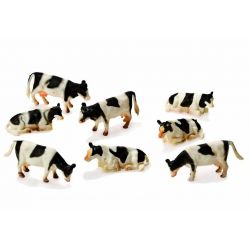 Holstein Kor 12 st. Leksaksdjur till Ladugårdar 1:32 Kids Globe