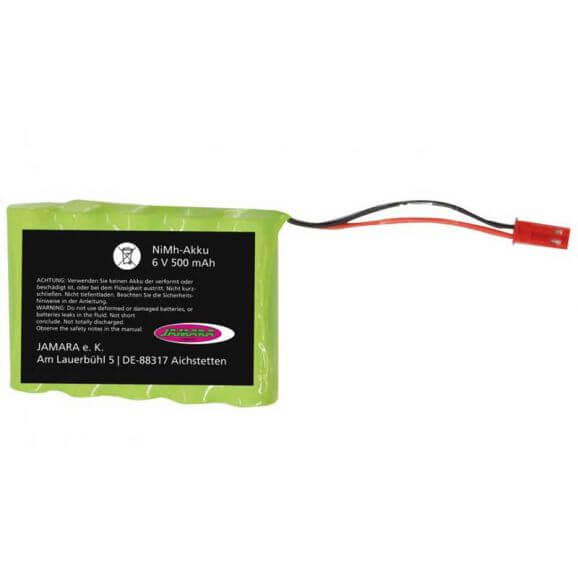 Extra Batteri NiMh 6 Volt, 500 mAh till Rupter Buggy och Cubic Desert Jamara
