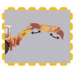 Britains JCB 3C Mark III Rostigt Utseende 1:32