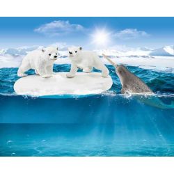 Schleich Isbjörnar Lekplats 42531
