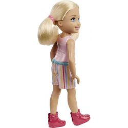Barbie Chelsea Club med rött hår och Sloth Graphic and Skirt