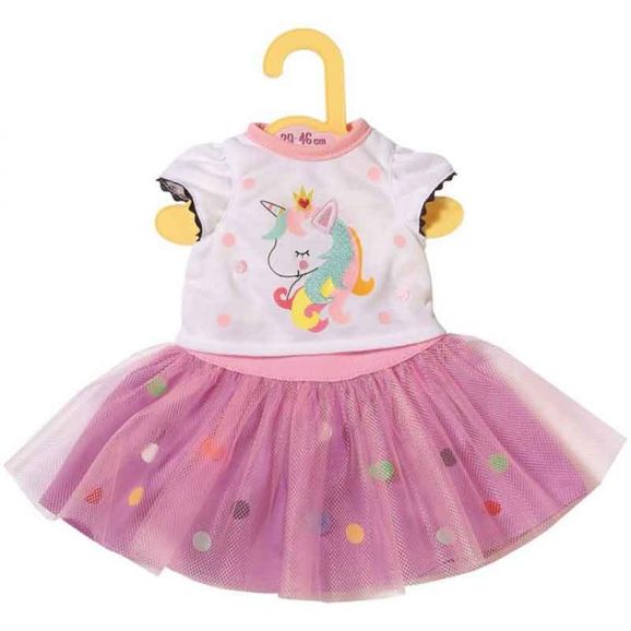 Dolly Moda Enhörning Tröja och Tyllkjol 39-46 cm
