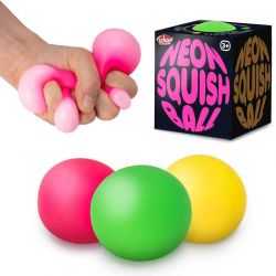 Neon Squish Boll rolig klämboll