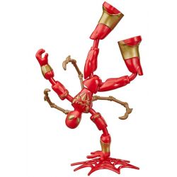 Marvel Spiderman Iron Spider Figur Bend and Flex