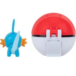 Pokemon Clip N Go Mudkip och Poke Ball