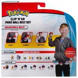 Pokemon Clip N Go Belt Set - Squirtle, Poke Ball och Dive Ball