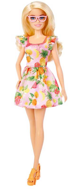 Läs mer om Barbiedocka Fashionistas Flower Dress Nr 181