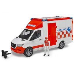 Bruder Ambulans Mercedes Sprinter med figur 02676