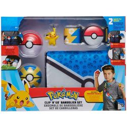 Pokemon Pikachu Clip N Go Bandolier Set
