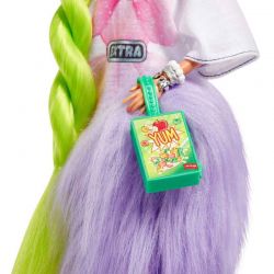 Barbie Extra Docka Grönt hår Neon