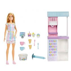 Barbie Ice Cream Shopkeeper Playset