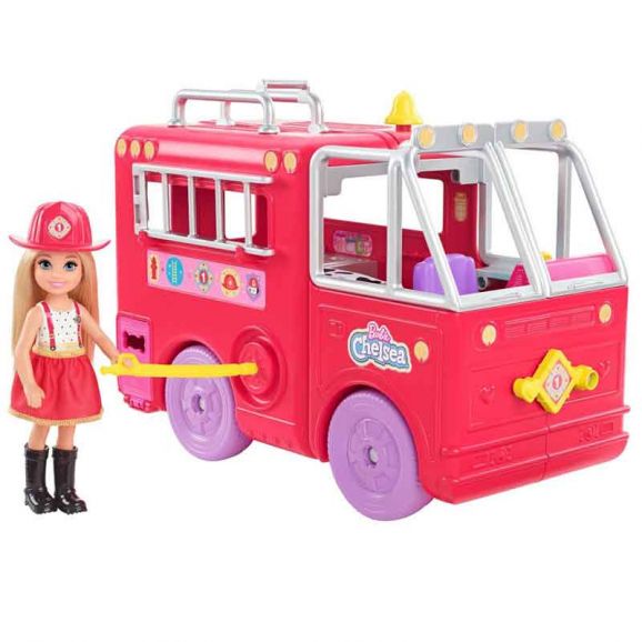 Barbie Chelsea Brandbil Firetruck