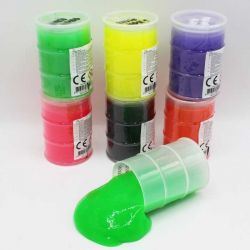 Slime i häftiga färger