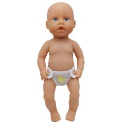 Baddocka med Badblöja Dolls World 